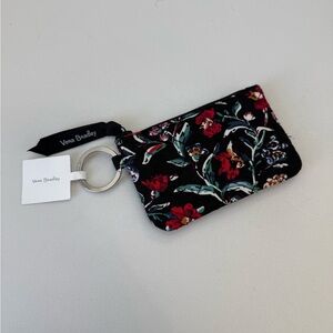Vera Bradley Black and Red Floral Key Holder